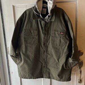 Dickies Olive Hooded Field Jacket